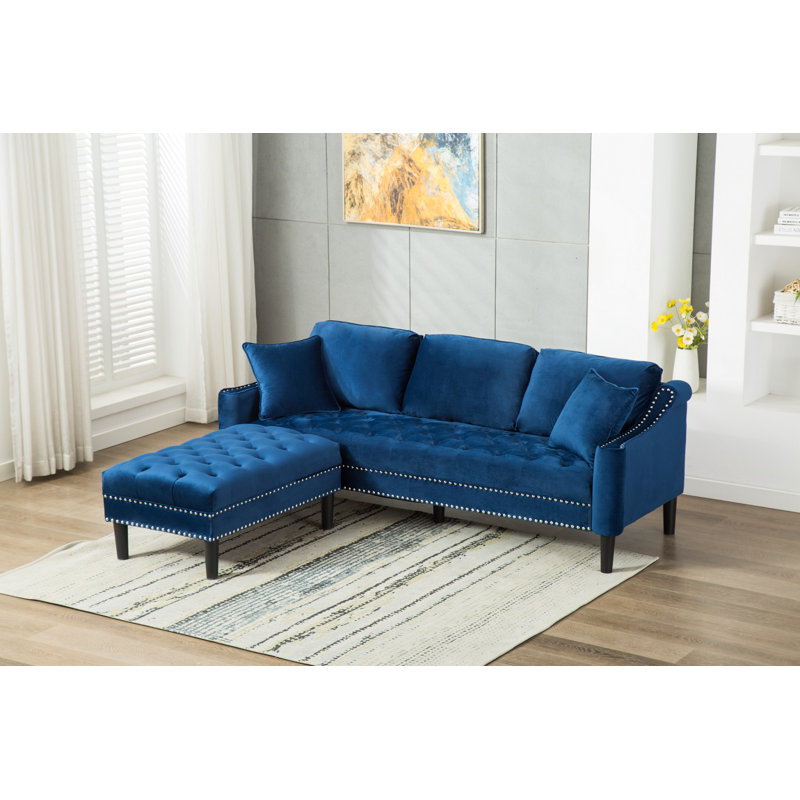 Mercer41 Kasson Chesterfield Sofa with Ottoman & Reviews